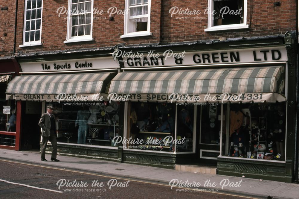 Grant and Green Sports Shop, Appleton Gate, Newark, 1987