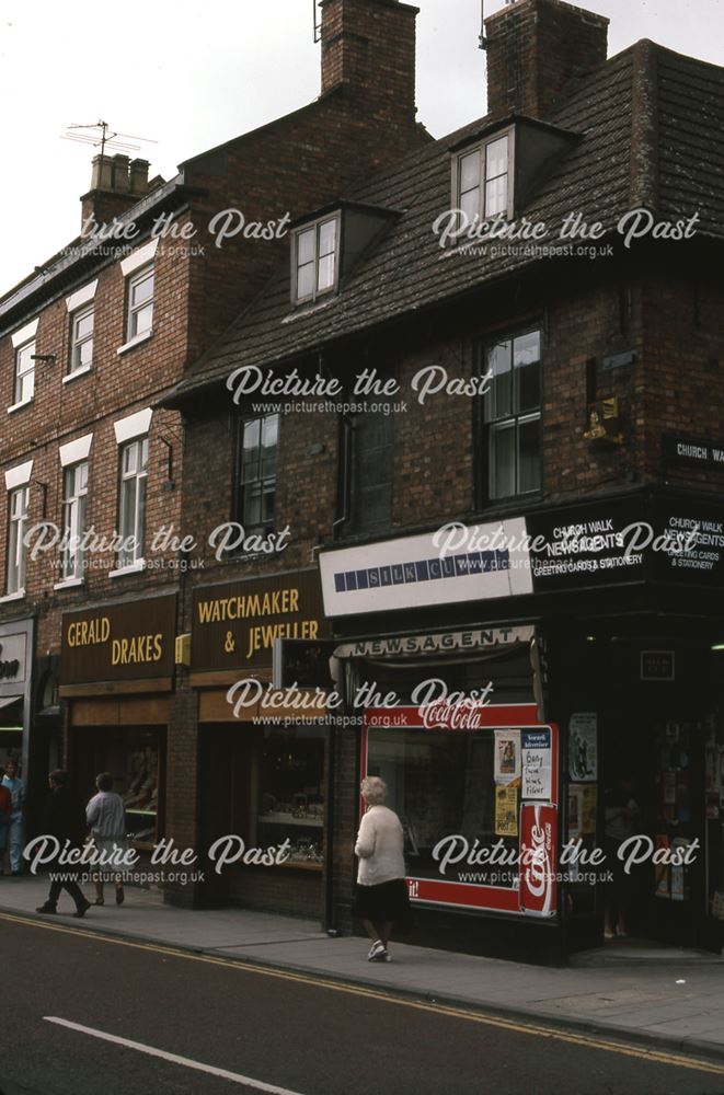 Church Walk and Shops, Appleton Gate, Newark, 1987