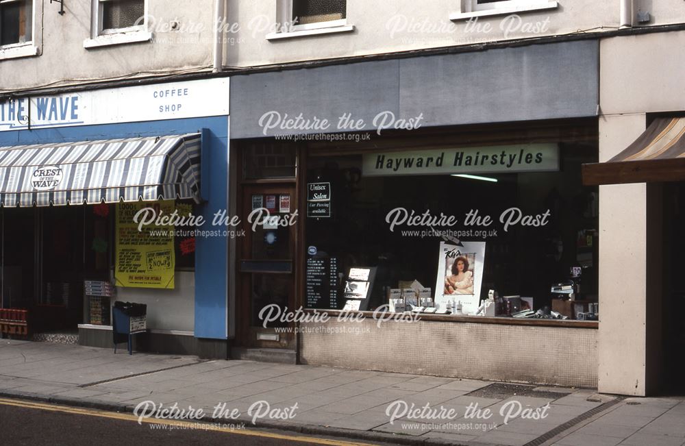 Hairdressers, Appleton Gate, Newark, 1987