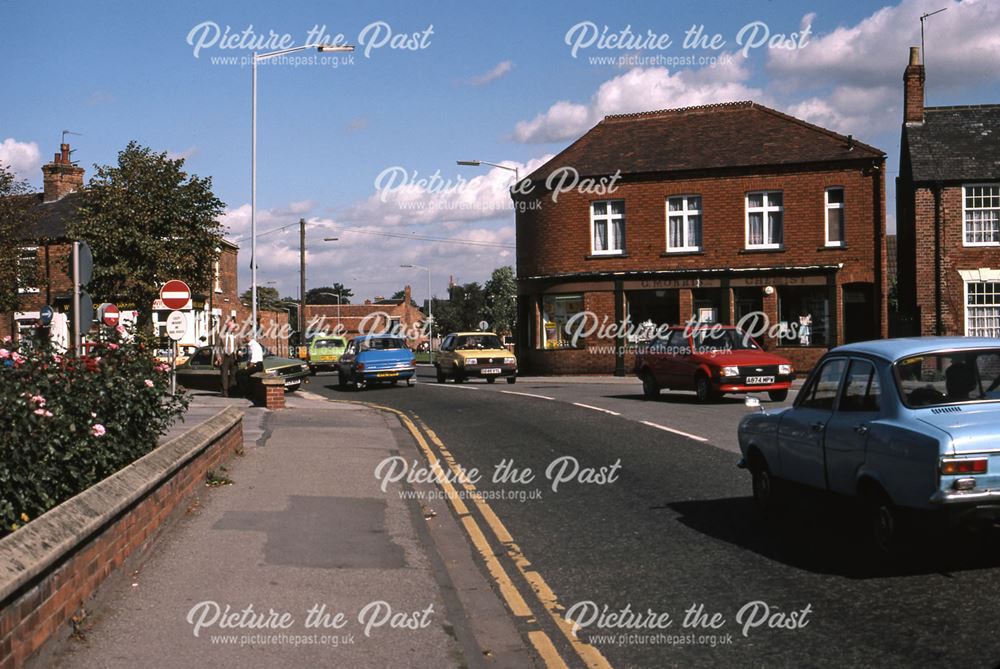 Newark Hospital from Balderton Gate Crossing, Sherwood Avenue, Newark, 1987