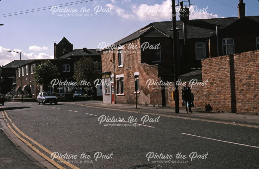 Sherwood Avenue View back to Hospital, Newark, 1987