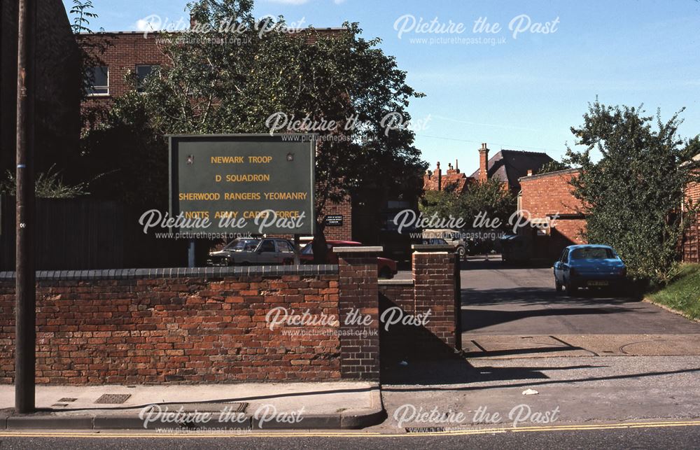 Side of Army Barracks, Sherwood Avenue, Newark, 1987