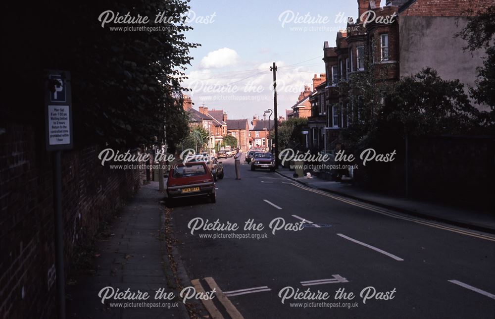 Wellington Road From Beacon Hill Road, Newark, 1987