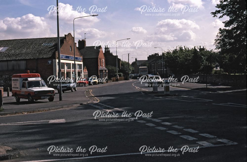 Sleaford Road from Junction Looking East, Newark, 1987