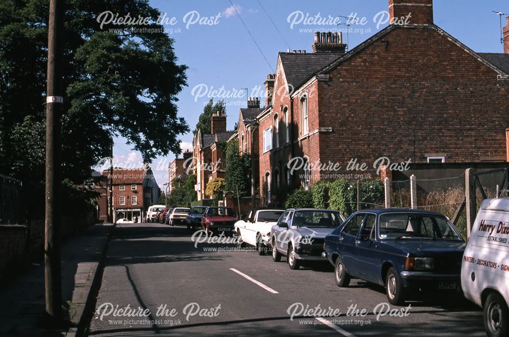 Magnus Street from Friary Road, Newark, 1987