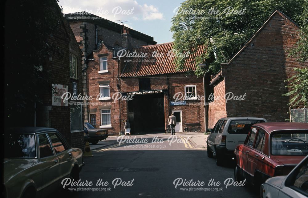 Side Entrance to Royalish Hotel and Public House, Bede House Lane, Newark, 1987