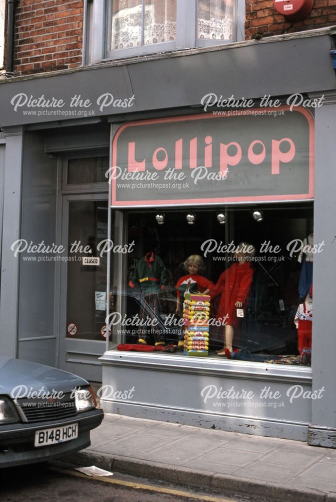 Lollipop Children's Clothing, Stodman Street, Newark, 1987