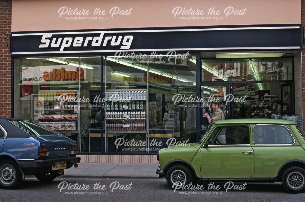 Superdrug. Stodman Street, Newark, 1987