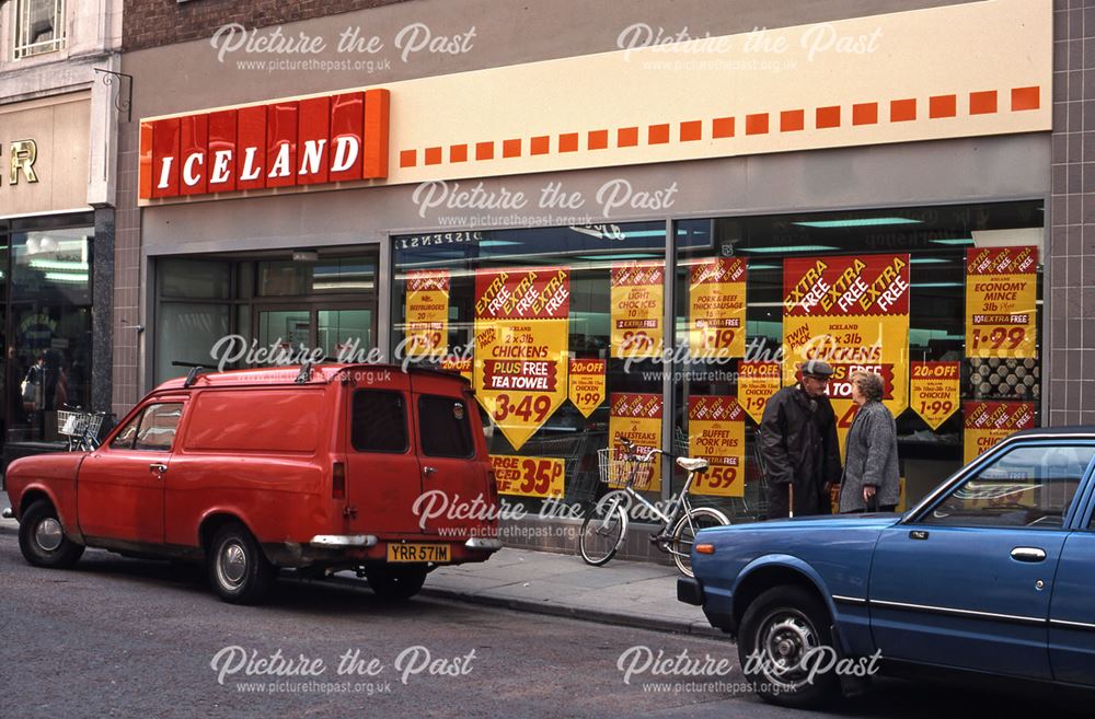 Iceland Frozen Food Store, Stodman Street, Newark, 1987