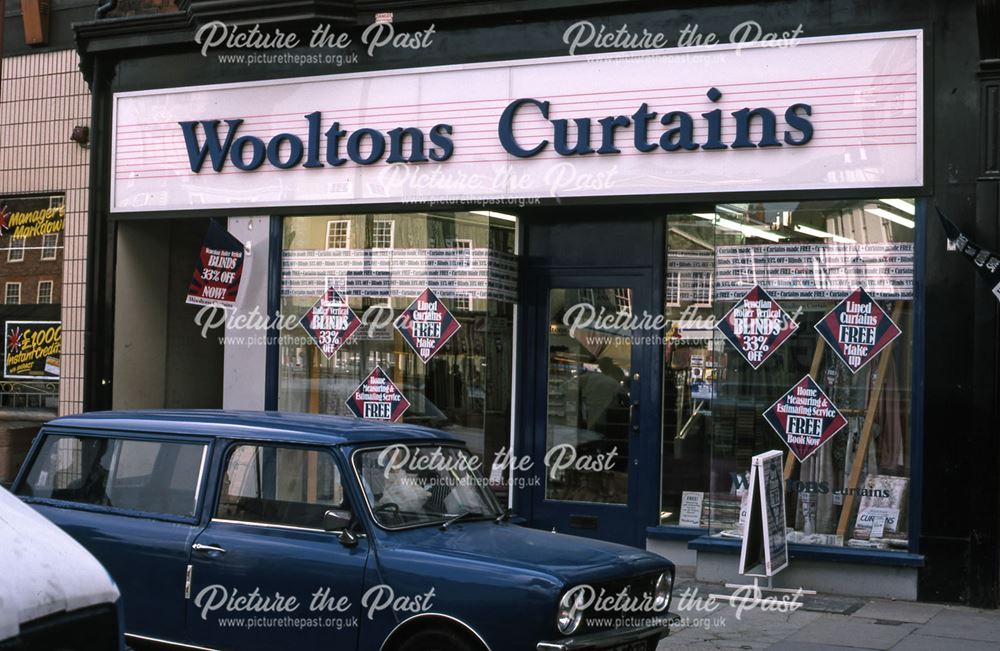 Wooltons Curtains, Stodman Street, Newark, 1987