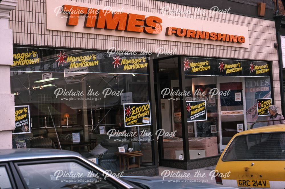 Times Furnishing, Stodman Street, Newark, 1987