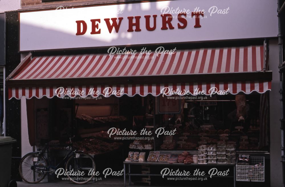 Dewhursts Butchers, Stodman Street, Newark, 1987