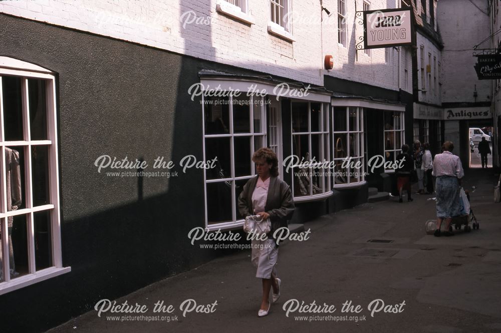 Jane Young Women's Clothes Shop, Chain Lane, Newark, 1987