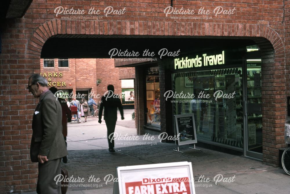 View Toward Marks, St. Mark's Shopping Precinct, 1987