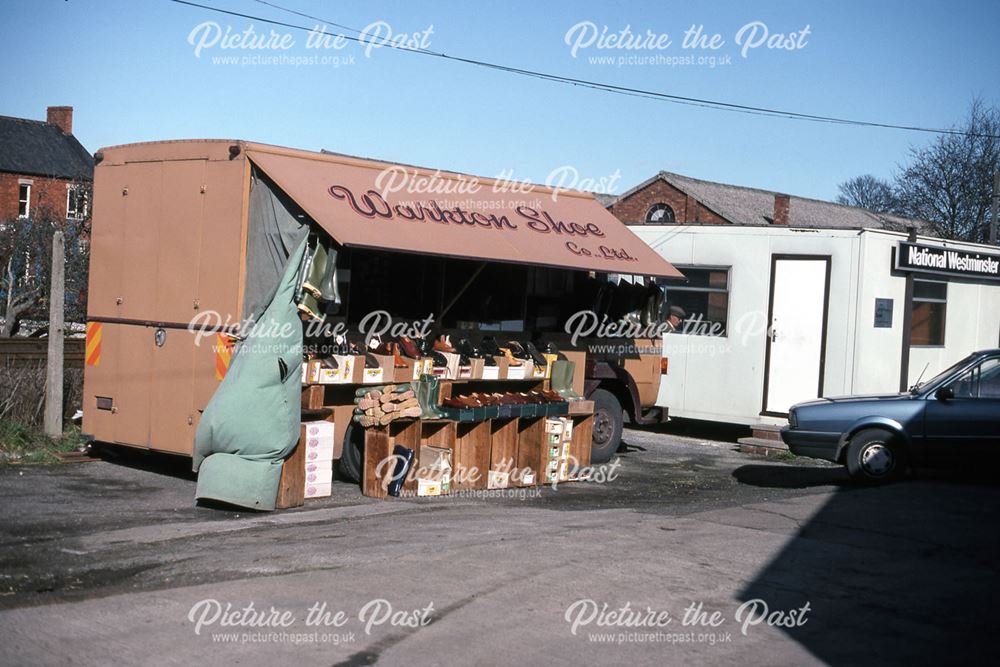 Workton Mobile Shop Lorry, Cattle Market, Tolney Lane, Newark, 1990