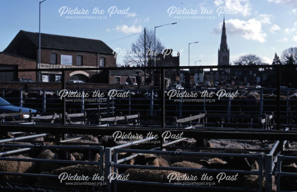 Sheep Pens and Cattle Pens, Cattle Market, Tolney Lane, Newark, 1990