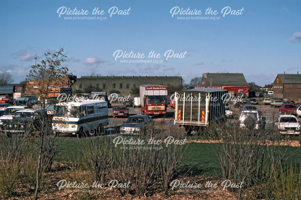 Lorry Park, Cattle Market, Tolney Lane, Newark, 1990