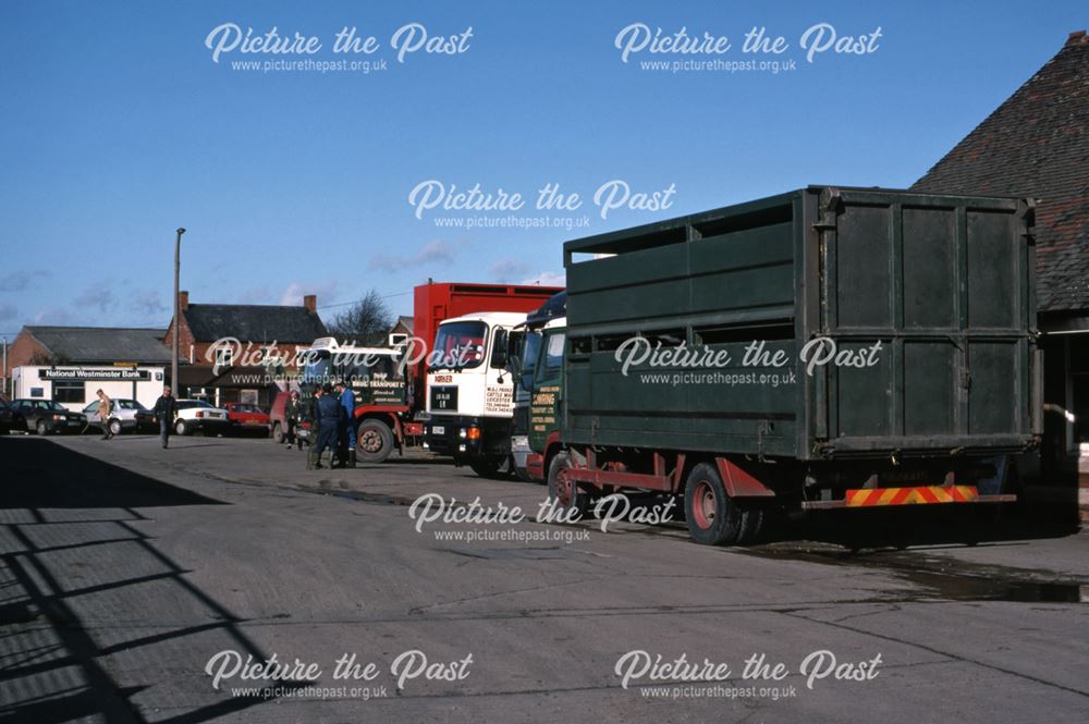 Lorry Park, Cattle Market, Tolney Lane, Newark, 1990