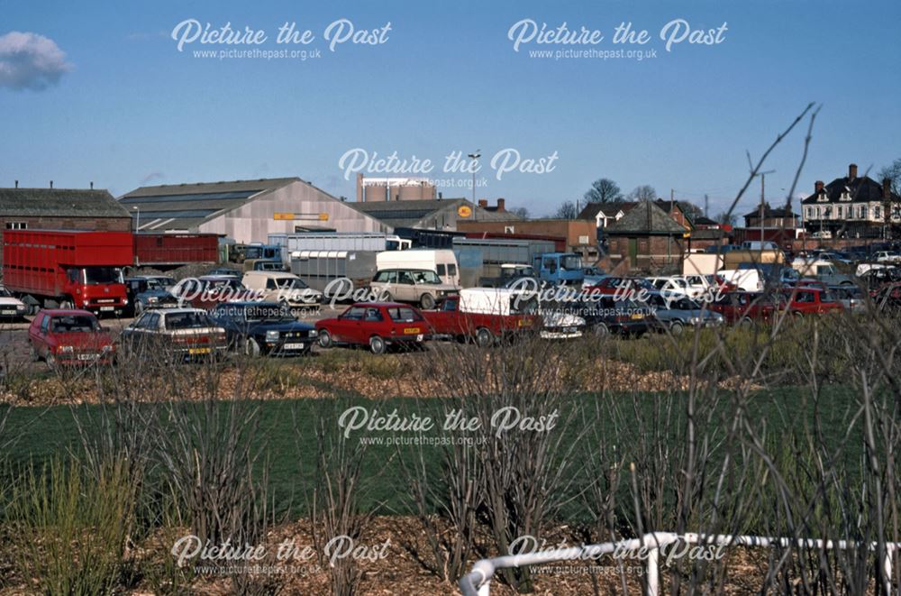 Lorry Park, Cattle Market, Tolney Lane, Newark, 1990