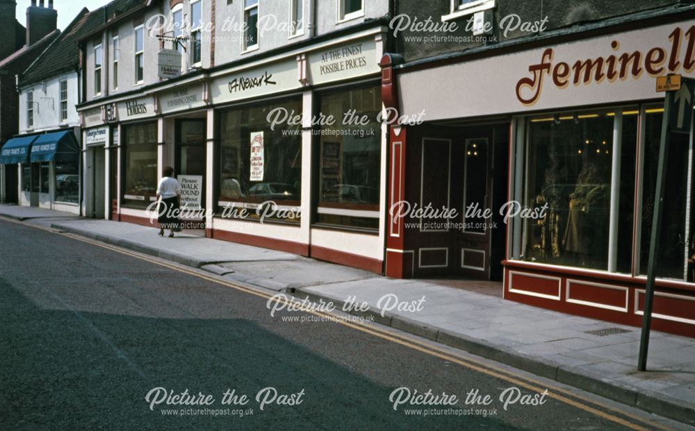 Feminellas Ladies Fashion Shop, Middle Gate, Newark, c 1986