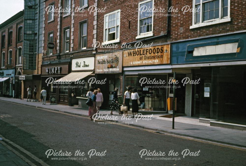 Middle Gate from Buttermarket, Newark, c 1986