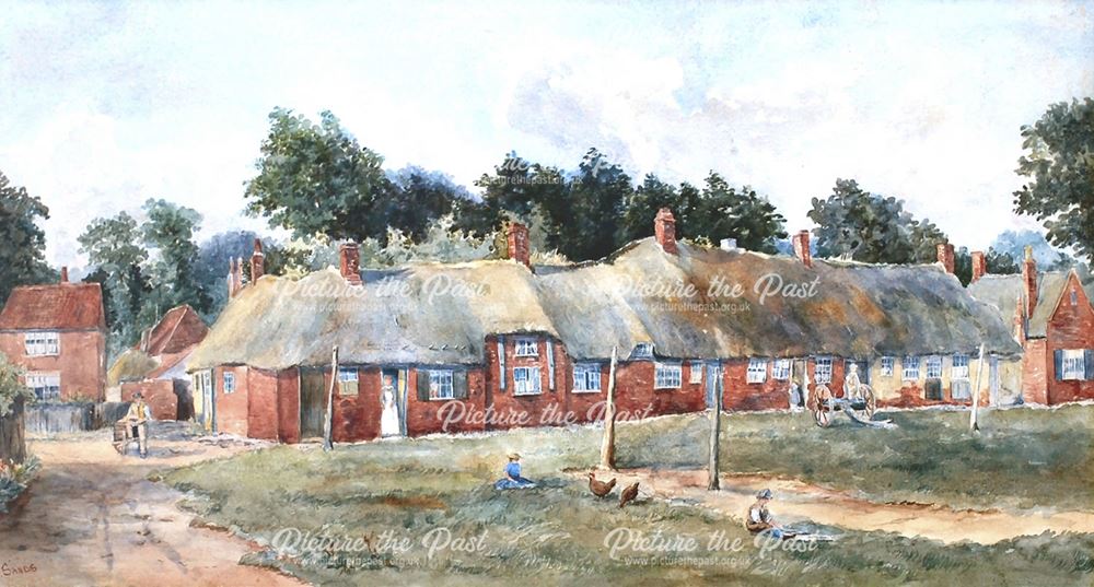 'Sketch in Wilford', Wilford Village Green, Wilford, Nottingham, c 1860s
