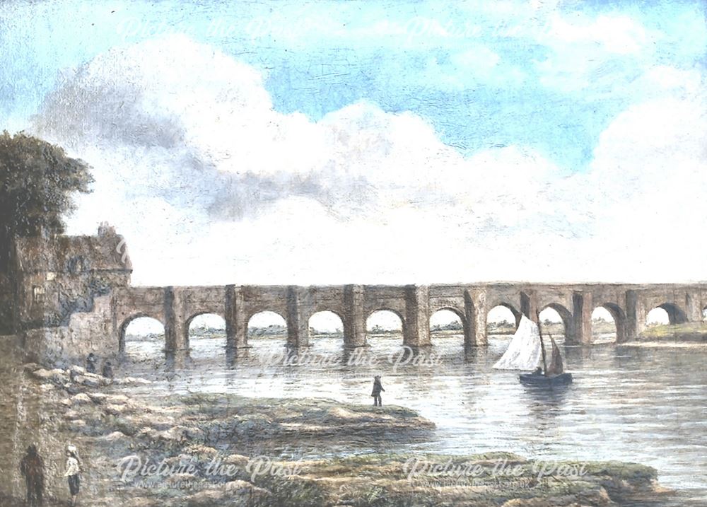 'The Old Trent Bridge', Trent Bridge, Nottingham, c 1860s?