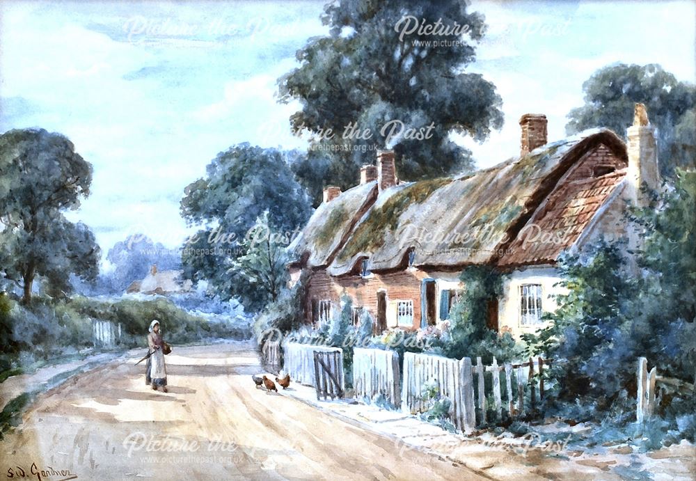 'Old Wilford Cottages', Wilford, Nottingham, c 1900