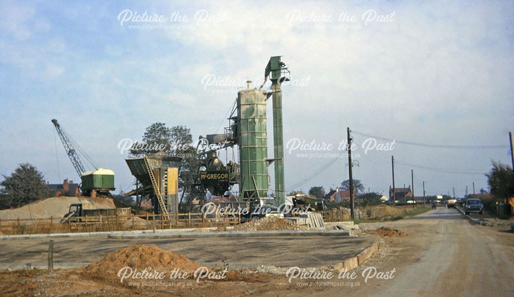 Construction of A1, Nelson Lane, North Muskham, 1963