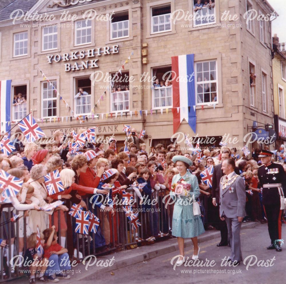 Queen Elizabeth II Officially Opening Mansfield Library, 1977