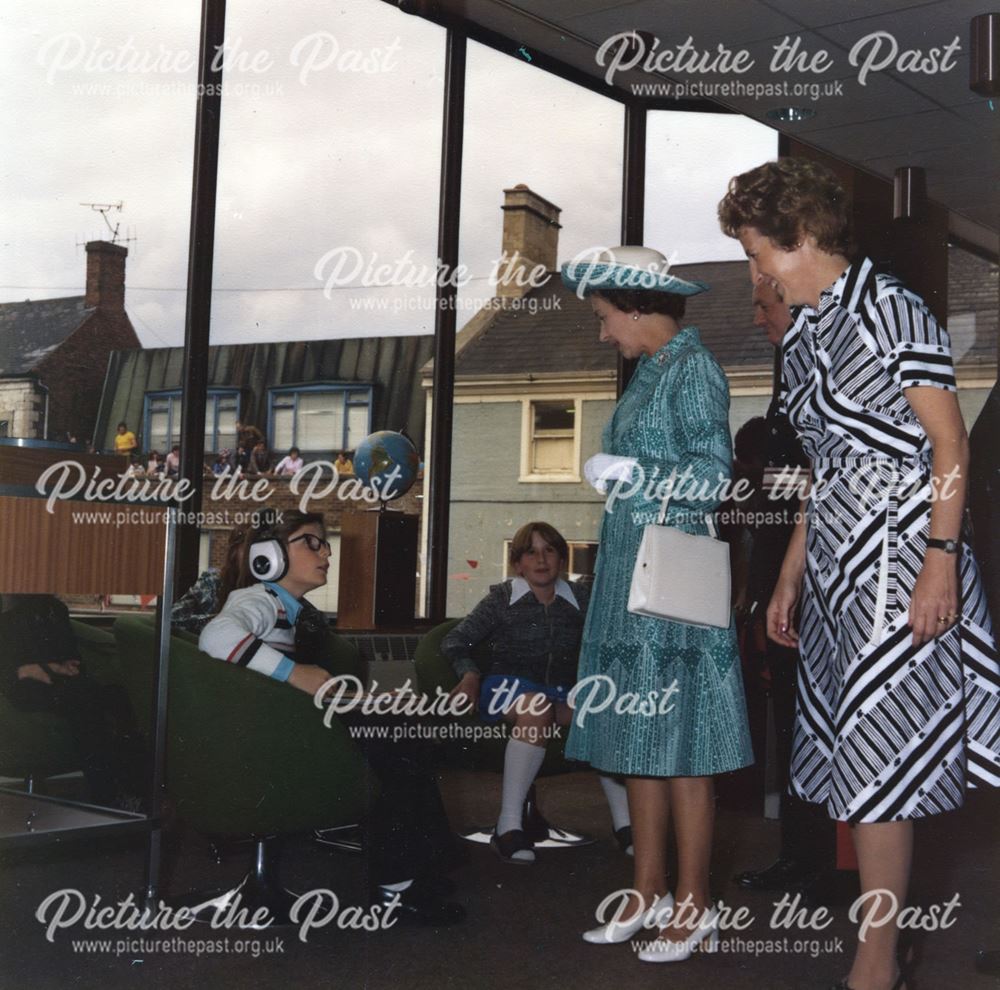 The Queen Visits the Children's Library, Mansfield, 1977