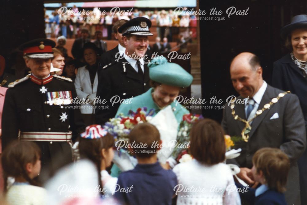 Queen's Visit to Worksop, 1981