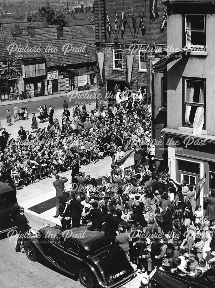 Visit of Queen Mother to Worksop, 1950