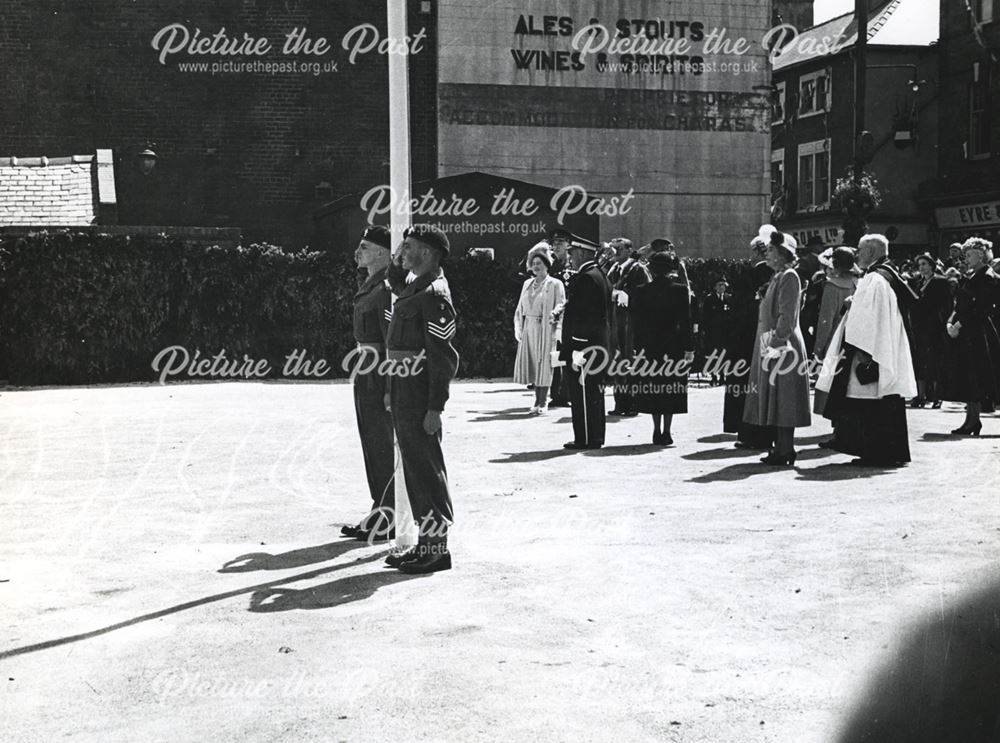 Visit of Queen Mother to Worksop, 1950