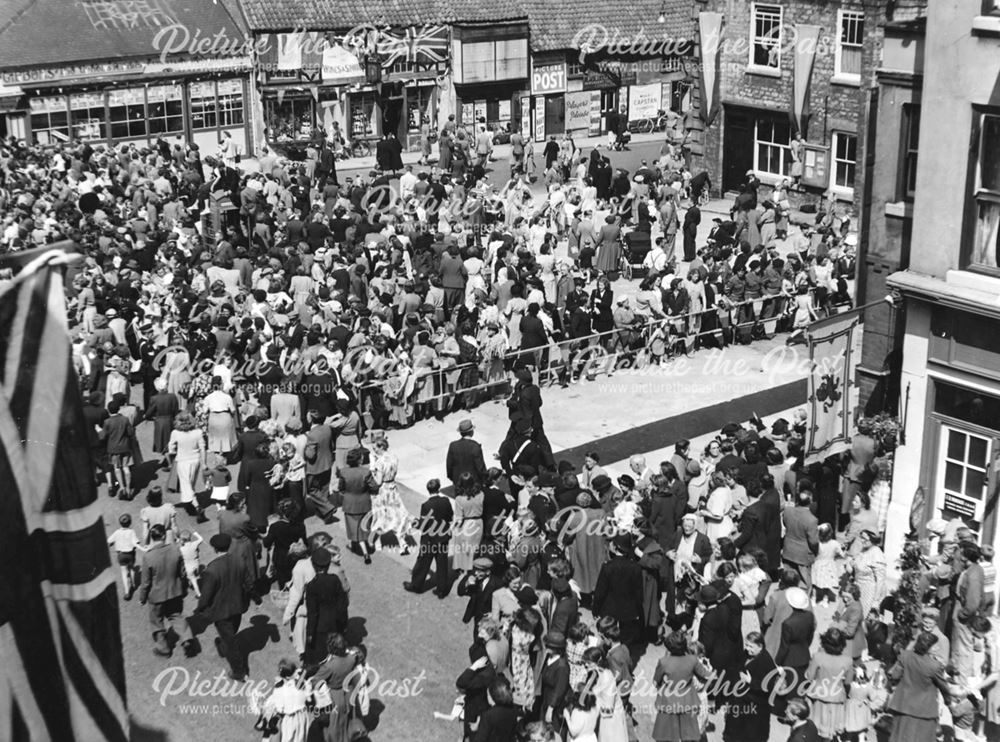 Visit of Queen Mother to Worksop, 1950