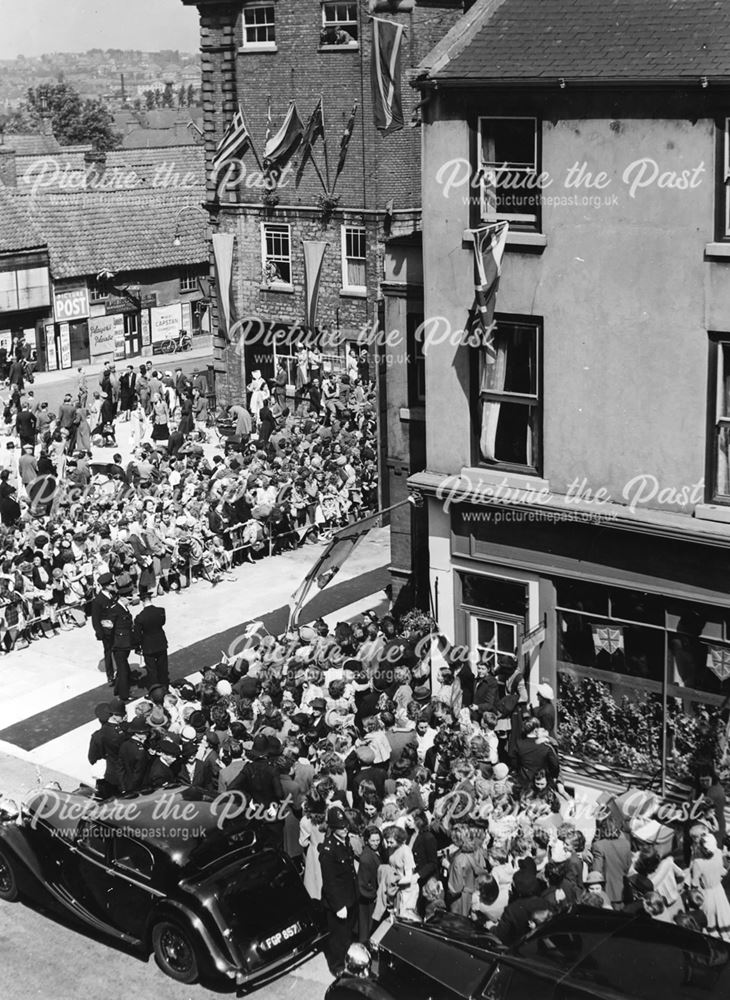 Visit of Queen Mother to Worksop, 1950