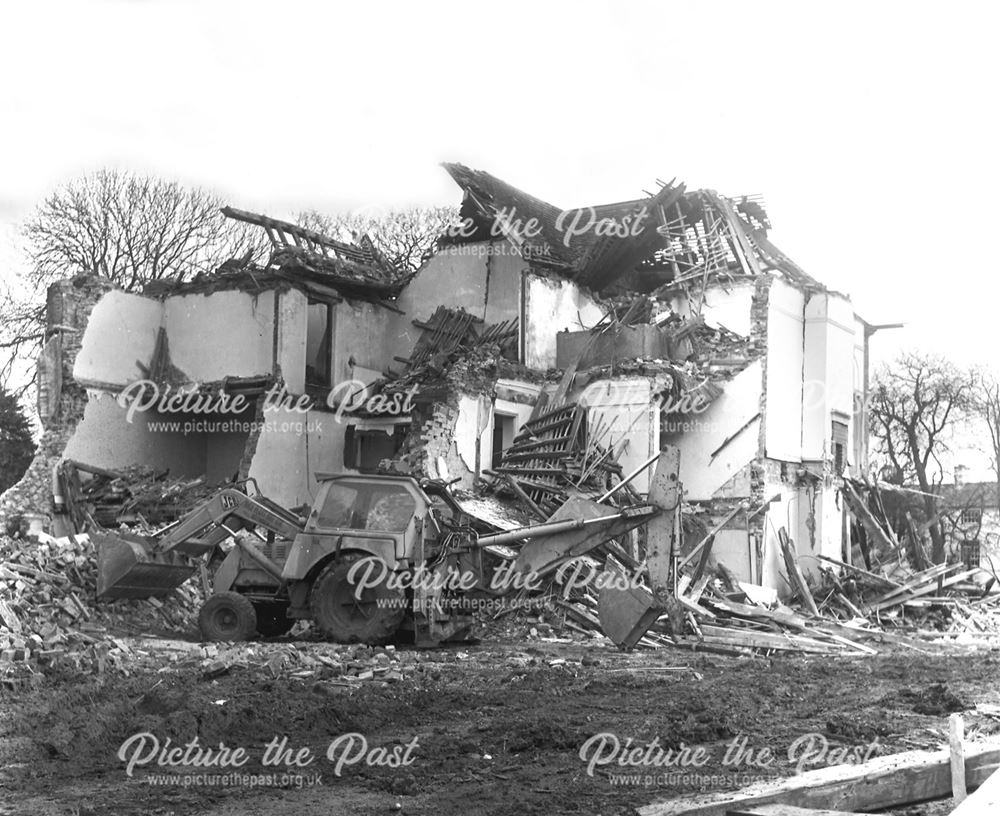 Demolition of Bingham Rectory, 1964