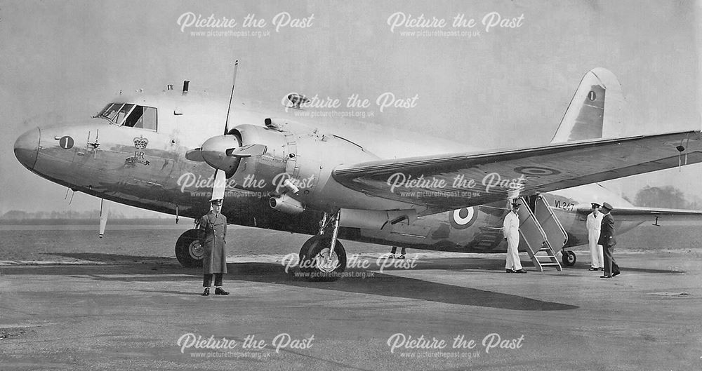 The Queen's Flight Awaits, Whatton Airfield, c 1955