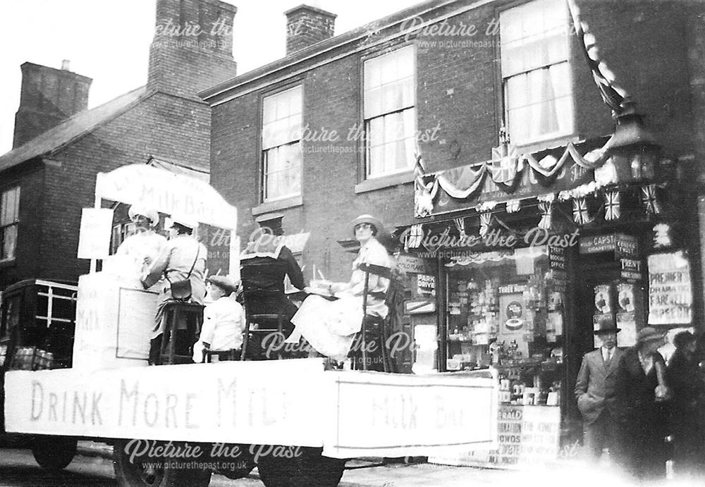 Celebration of George V Silver Jubilee, Market Place, Bingham, 1935