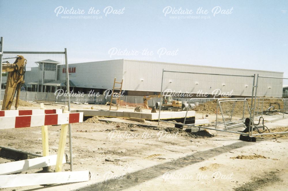 Development of Portland Retail Park, Station Road, Sutton-in-Ashfield, 2001