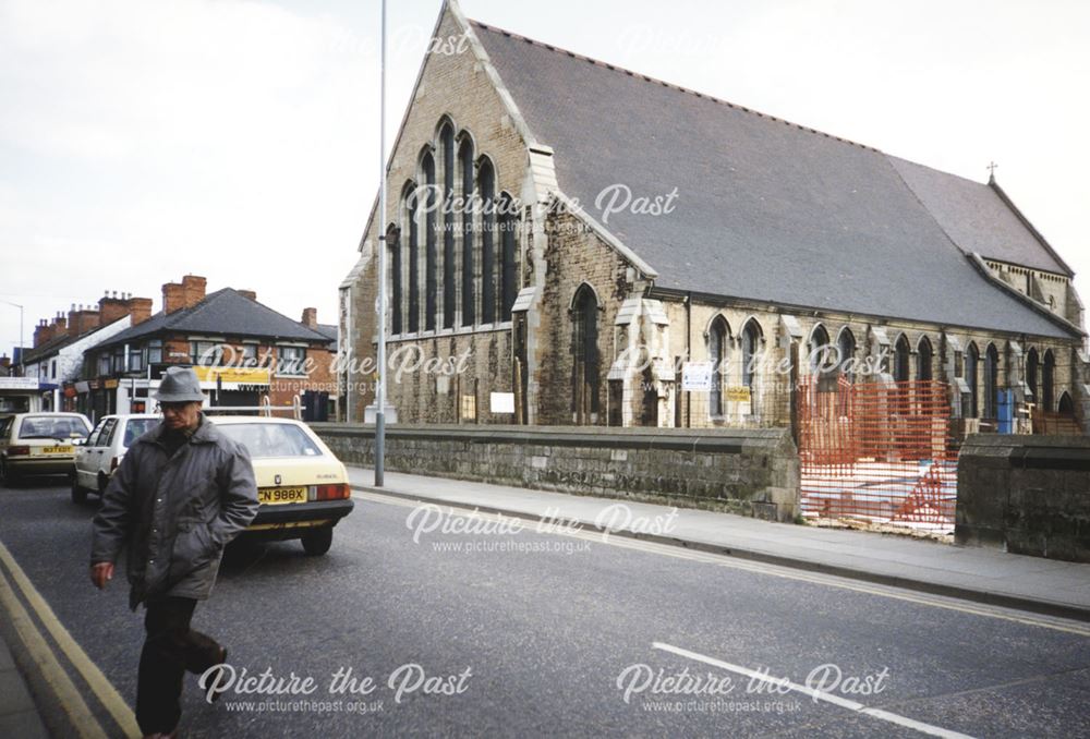 St Michaels Church Prior to Re-Development, Outram Street, Sutton-in-Ashfield, c 1995