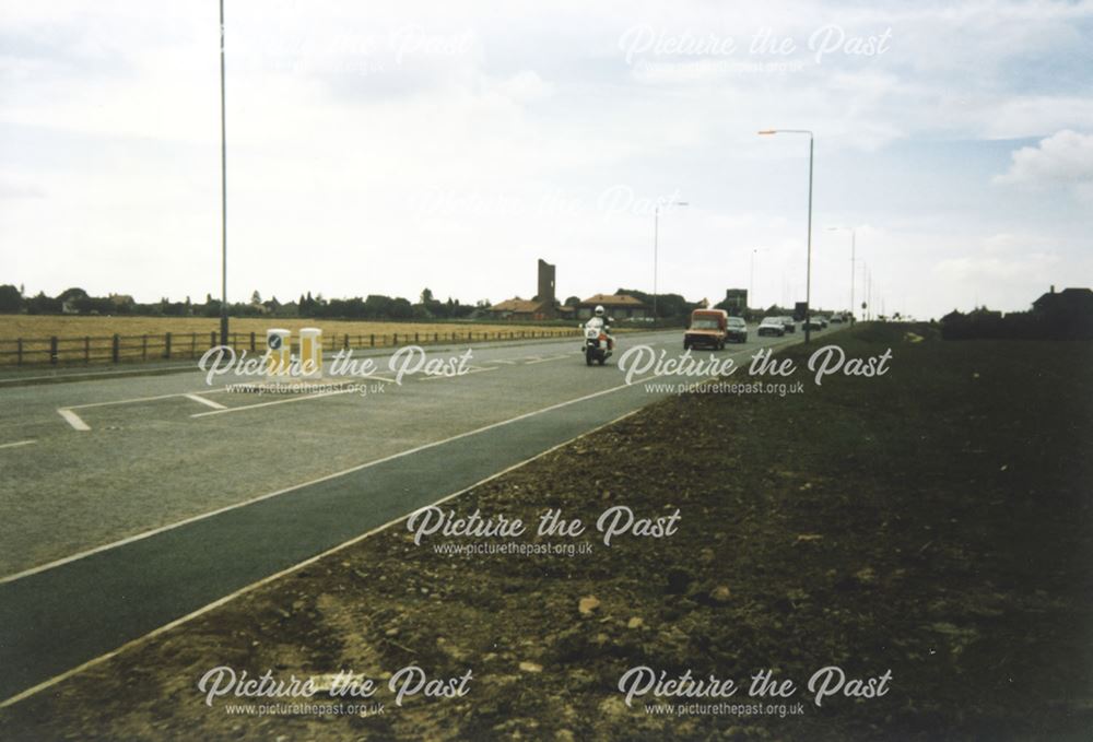 Opening of A38 Bypass, Sutton-in-Ashfield, c 1990
