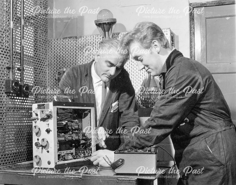 Electrical Class at Hucknall Training Centre, 1965