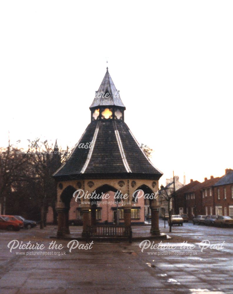 The Butter Cross, Market Place, Bingham, c 1985