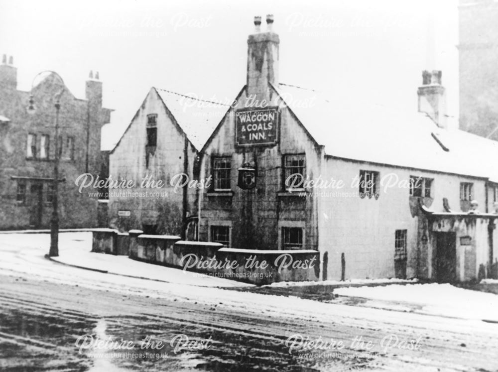 The Waggon and Coals Inn, Lime Tree Place, Mansfield, c 1953