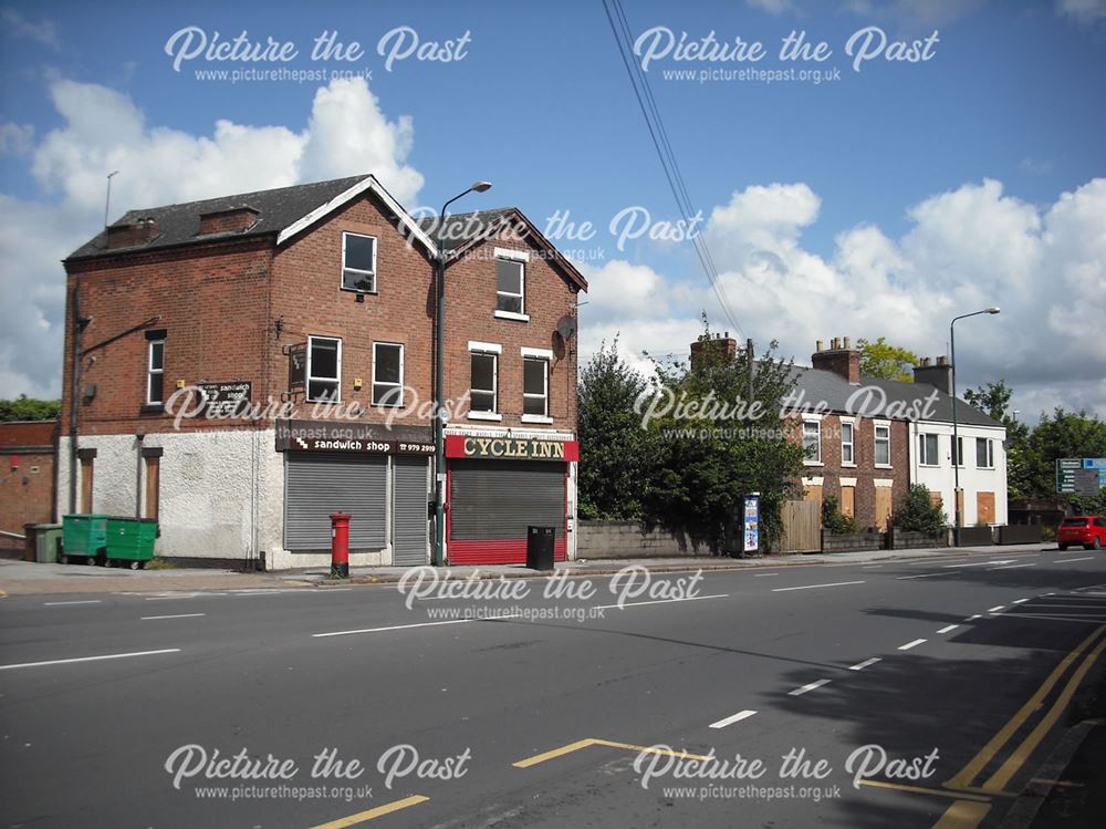 Two Old Shops Prior to Demolition, Abbey Street, Lenton, 2012