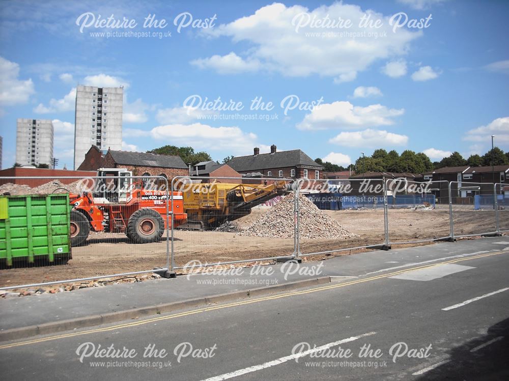 Demolition of Factory Units, Prospect Place, Lenton, 2011