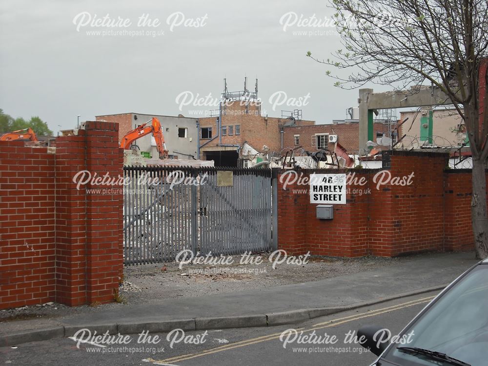 Rear of Factory Units, Harley Street, Lenton, 2011