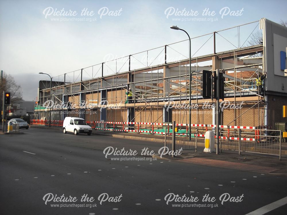 Demolition of Former MFI Warehouse, Castle Boulevard, Nottingham, 2011