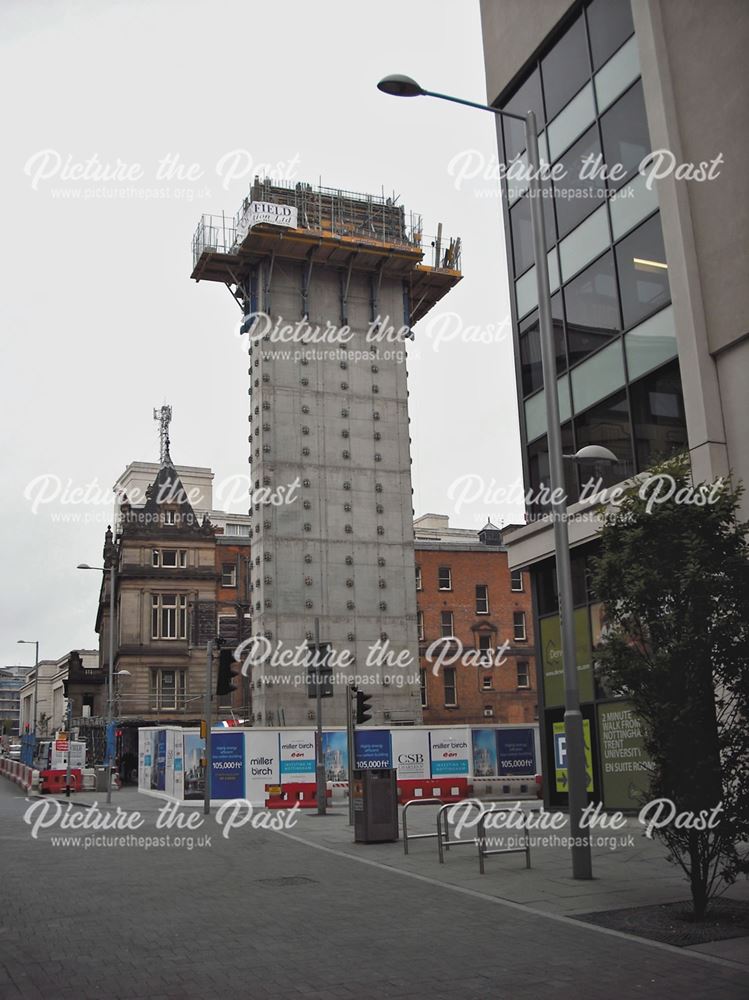 Construction of Office Block, Burton Street, Nottingham, 2011